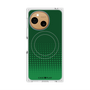プレミアムスクエアケース with SnapMag［ Dot Gradation - Green ］