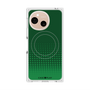 プレミアムスクエアケース with SnapMag［ Dot Gradation - Green ］