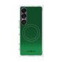 プレミアムスクエアケース with SnapMag［ Dot Gradation - Green ］