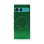 プレミアムスクエアケース with SnapMag［ Dot Gradation - Green ］