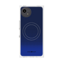 プレミアムスクエアケース with SnapMag［ Dot Gradation - Blue ］