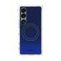 プレミアムスクエアケース with SnapMag［ Dot Gradation - Blue ］