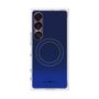 プレミアムスクエアケース with SnapMag［ Dot Gradation - Blue ］
