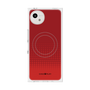 プレミアムスクエアケース with SnapMag［ Dot Gradation - Red ］