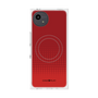 プレミアムスクエアケース with SnapMag［ Dot Gradation - Red ］