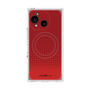 プレミアムスクエアケース with SnapMag［ Dot Gradation - Red ］