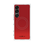 プレミアムスクエアケース with SnapMag［ Dot Gradation - Red ］