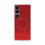 プレミアムスクエアケース with SnapMag［ Dot Gradation - Red ］