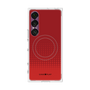 プレミアムスクエアケース with SnapMag［ Dot Gradation - Red ］