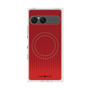 プレミアムスクエアケース with SnapMag［ Dot Gradation - Red ］