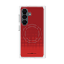プレミアムスクエアケース with SnapMag［ Dot Gradation - Red ］
