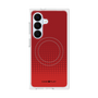 プレミアムスクエアケース with SnapMag［ Dot Gradation - Red ］