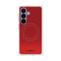 プレミアムスクエアケース with SnapMag［ Dot Gradation - Red ］