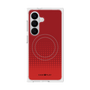 プレミアムスクエアケース with SnapMag［ Dot Gradation - Red ］