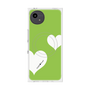 プレミアムスクエアケース with SnapMag［ Two Hearts - Green ］