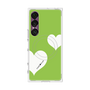プレミアムスクエアケース with SnapMag［ Two Hearts - Green ］