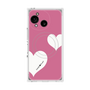 プレミアムスクエアケース with SnapMag［ Two Hearts - Pink ］