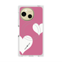 プレミアムスクエアケース with SnapMag［ Two Hearts - Pink ］
