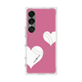 プレミアムスクエアケース with SnapMag［ Two Hearts - Pink ］