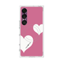 プレミアムスクエアケース with SnapMag［ Two Hearts - Pink ］