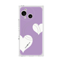 プレミアムスクエアケース with SnapMag［ Two Hearts - Purple ］