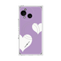 プレミアムスクエアケース with SnapMag［ Two Hearts - Purple ］