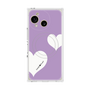 プレミアムスクエアケース with SnapMag［ Two Hearts - Purple ］