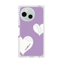 プレミアムスクエアケース with SnapMag［ Two Hearts - Purple ］