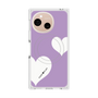 プレミアムスクエアケース with SnapMag［ Two Hearts - Purple ］