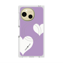 プレミアムスクエアケース with SnapMag［ Two Hearts - Purple ］