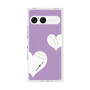 プレミアムスクエアケース with SnapMag［ Two Hearts - Purple ］