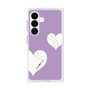 プレミアムスクエアケース with SnapMag［ Two Hearts - Purple ］
