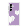 プレミアムスクエアケース with SnapMag［ Two Hearts - Purple ］