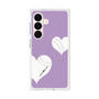 プレミアムスクエアケース with SnapMag［ Two Hearts - Purple ］