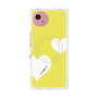 プレミアムスクエアケース with SnapMag［ Two Hearts - Yellow ］