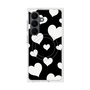 プレミアムスクエアケース with SnapMag［ Dot Hearts - Black ］
