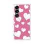 プレミアムスクエアケース with SnapMag［ Dot Hearts - Pink ］