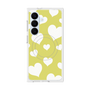 プレミアムスクエアケース with SnapMag［ Dot Hearts - Yellow ］