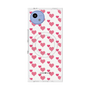 プレミアムスクエアケース with SnapMag［ Stripe Hearts - Pink ］