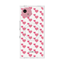 プレミアムスクエアケース with SnapMag［ Stripe Hearts - Pink ］