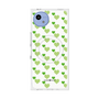 プレミアムスクエアケース with SnapMag［ Stripe Hearts - Green ］