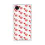 プレミアムスクエアケース with SnapMag［ Stripe Hearts - Red ］
