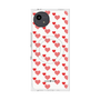 プレミアムスクエアケース with SnapMag［ Stripe Hearts - Red ］