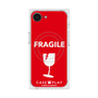 プレミアムスクエアケース with SnapMag［ FRAGILE - Red ］