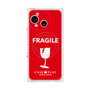 プレミアムスクエアケース with SnapMag［ FRAGILE - Red ］
