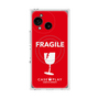 プレミアムスクエアケース with SnapMag［ FRAGILE - Red ］