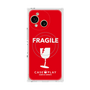 プレミアムスクエアケース with SnapMag［ FRAGILE - Red ］