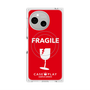 プレミアムスクエアケース with SnapMag［ FRAGILE - Red ］