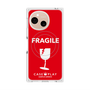 プレミアムスクエアケース with SnapMag［ FRAGILE - Red ］
