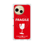 プレミアムスクエアケース with SnapMag［ FRAGILE - Red ］